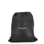 Saint Laurent Paris Backpack Teddy Leather Black