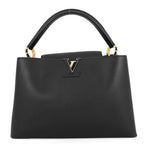 Louis Vuitton Handbag Capucines MM Taurillon Leather Bag Black