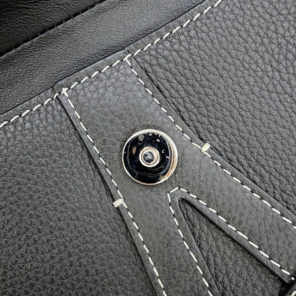 Dior Clutch Kaws Collaboration Saddle Bag Leather Black — view 9