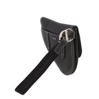 Dior Clutch Kaws Collaboration Saddle Bag Leather Black — view 2