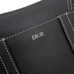 Dior Clutch Kaws Collaboration Saddle Bag Leather Black — view 7