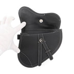 Dior Clutch Kaws Collaboration Saddle Bag Leather Black — view 5