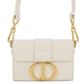 Dior Shoulder Bag 30 Montaigne Box Leather White