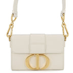 Dior Shoulder Bag 30 Montaigne Box Leather White