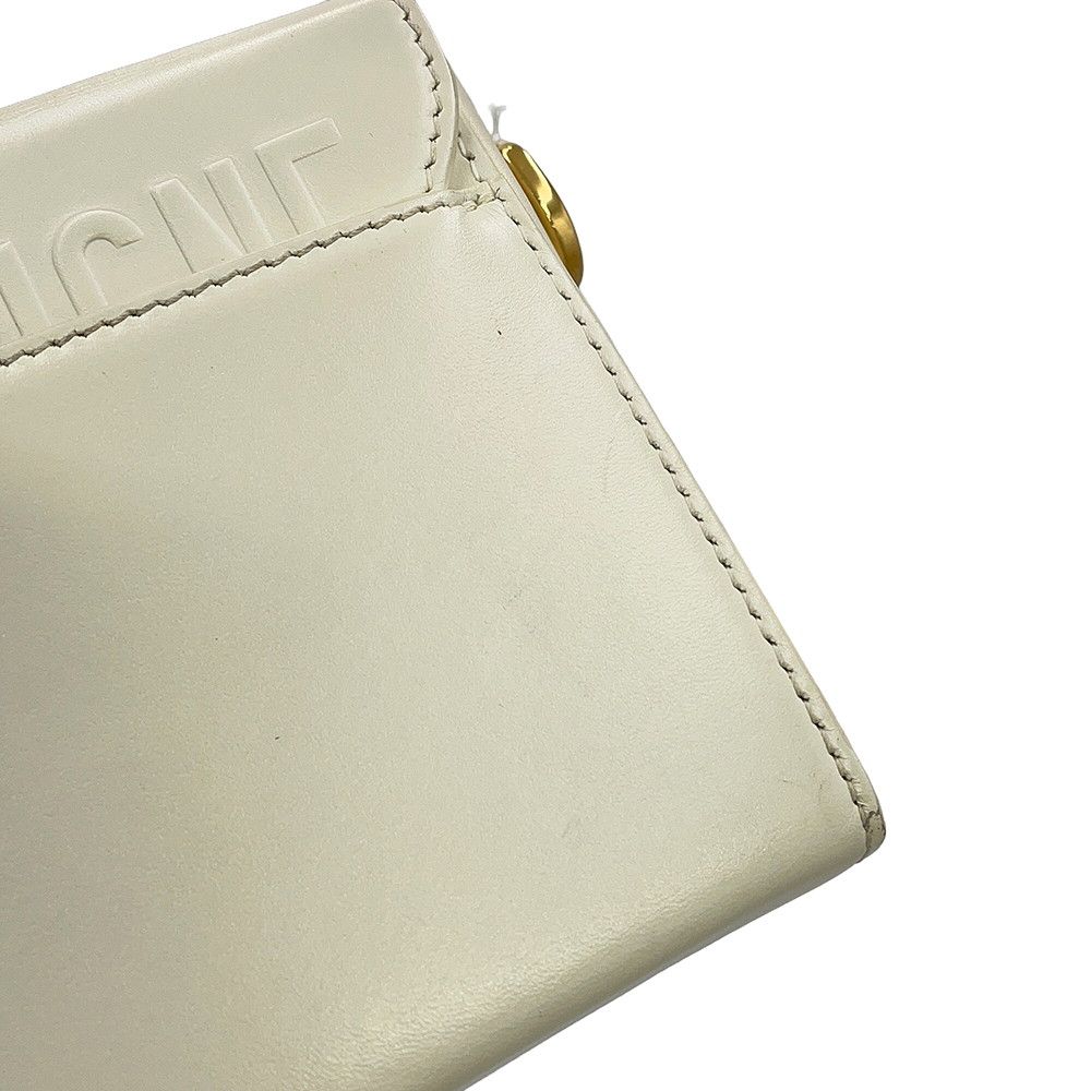 Dior Shoulder Bag 30 Montaigne Box Leather White — view 8