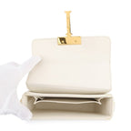 Dior Shoulder Bag 30 Montaigne Box Leather White — view 5