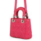 Dior Handbag Cannage Lady Mini Leather 2-Way — view 2