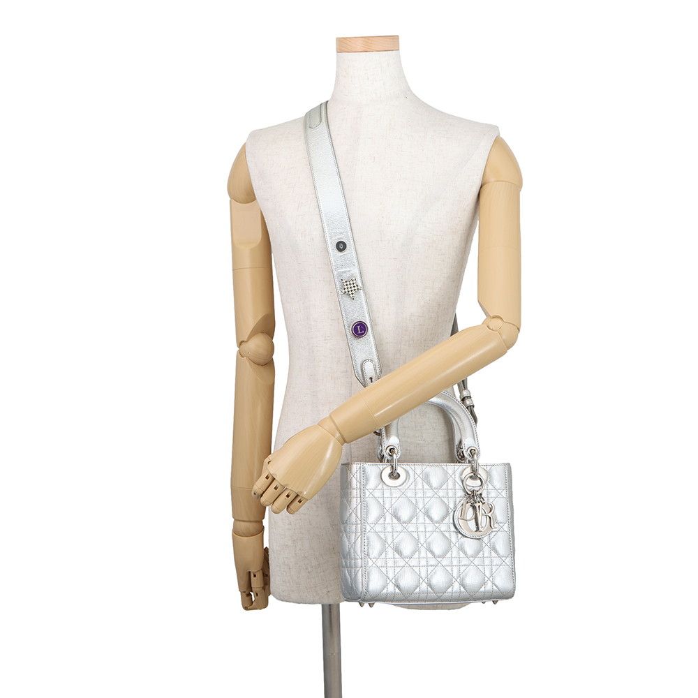 Dior Handbag Cannage My Abc Lady Dior Small 2-Way — view 5