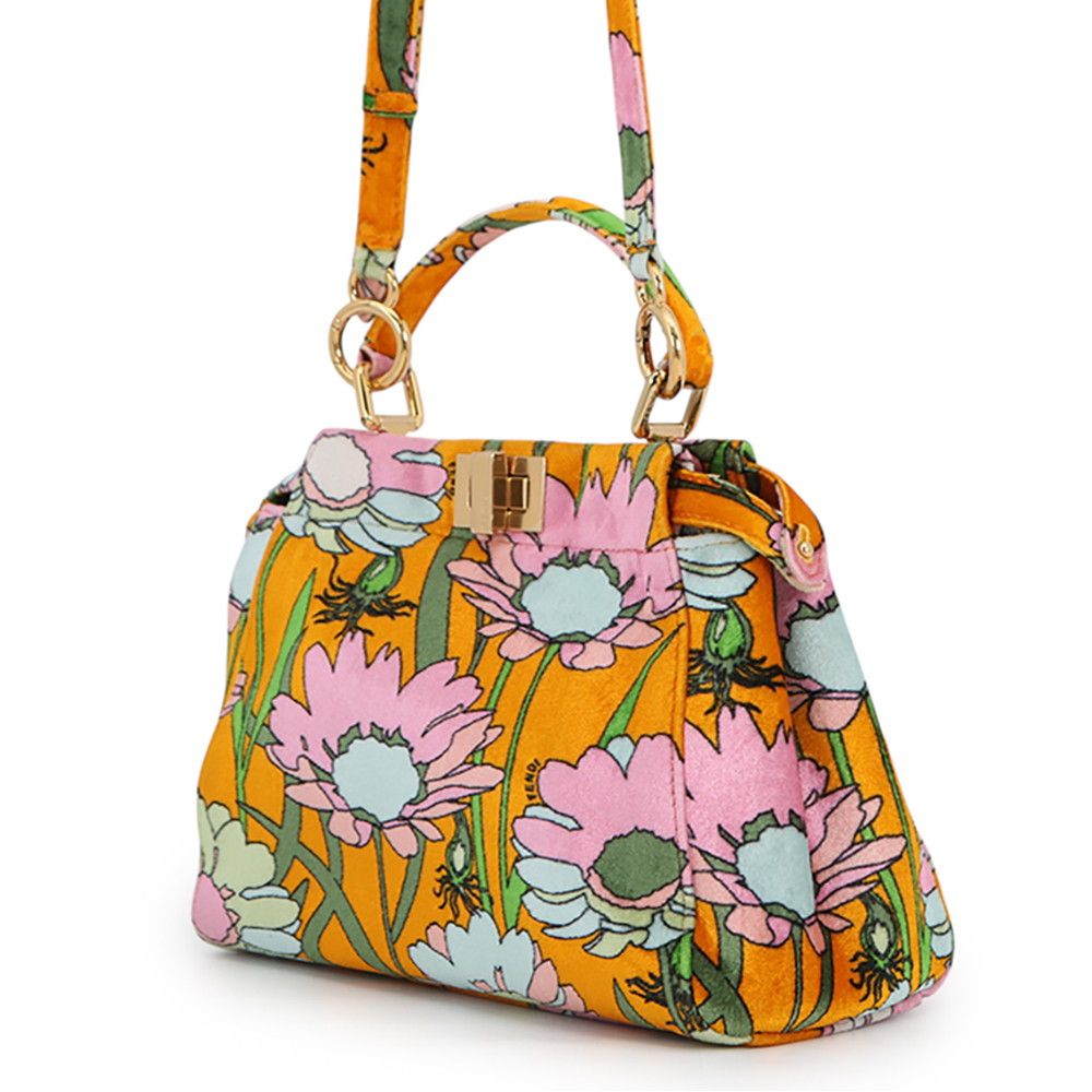 Fendi Handbag Peekaboo Iconic Mini Velour 2-Way — view 2
