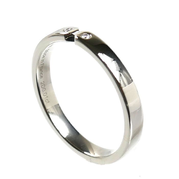 Hermes Platinum Kelly Ring Diamond — view 2