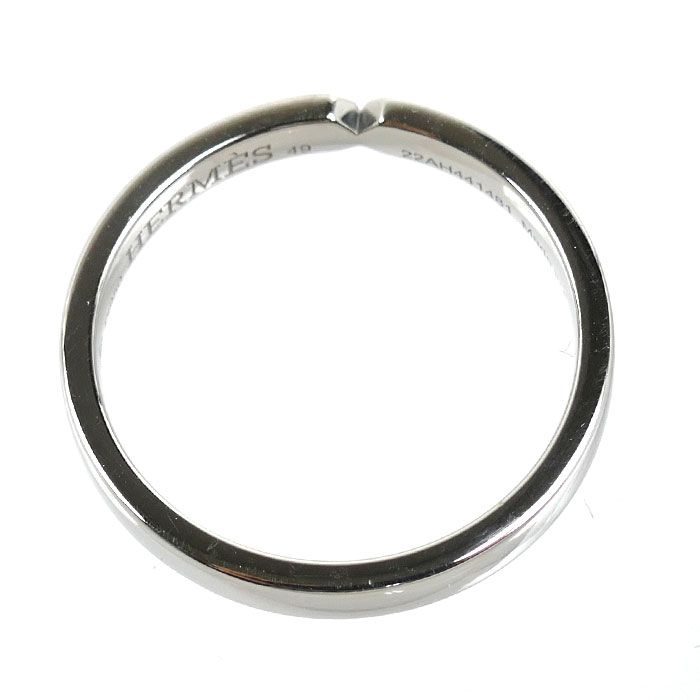 Hermes Platinum Kelly Ring Diamond — view 4