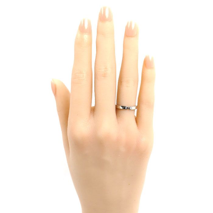 Hermes Platinum Kelly Ring Diamond — view 7
