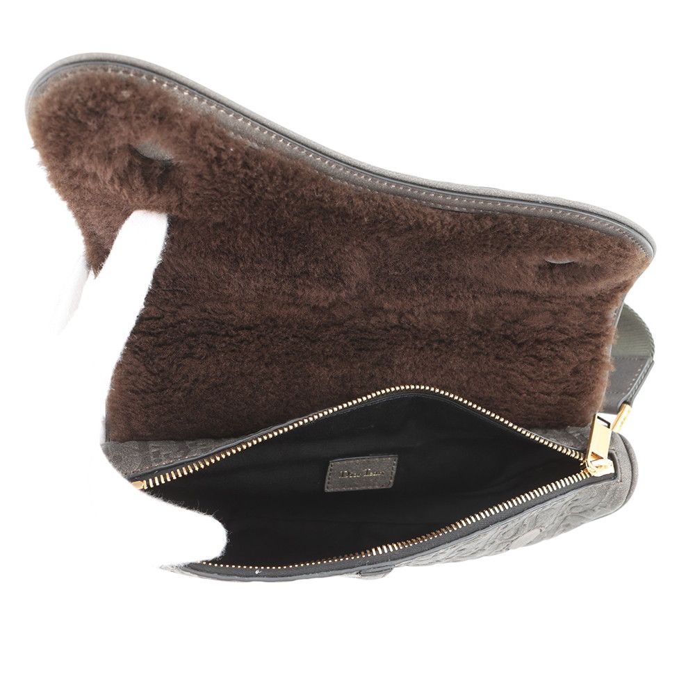 Dior Belt Bag Tears Leather Shearling — view 6