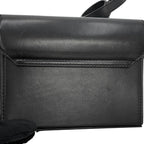 Saint Laurent Paris Shoulder Bag Tuc Box Leather Black — view 9