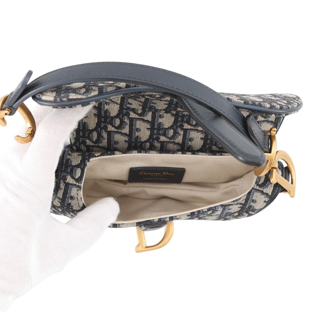 Dior Oblique Mini Saddle Bag Trotter — view 6