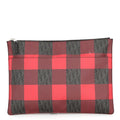 Dior Clutch Homme Trotter Plaid Black