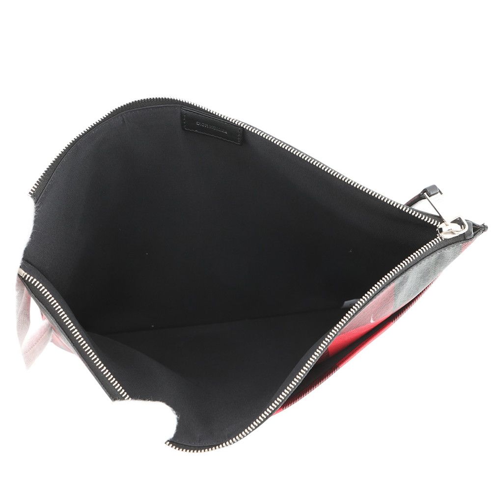 Dior Clutch Homme Trotter Plaid Black — view 5