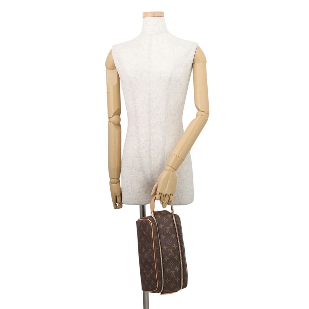 Louis Vuitton Clutch Monogram Dopp Kit Pouch Handbag Second — view 5