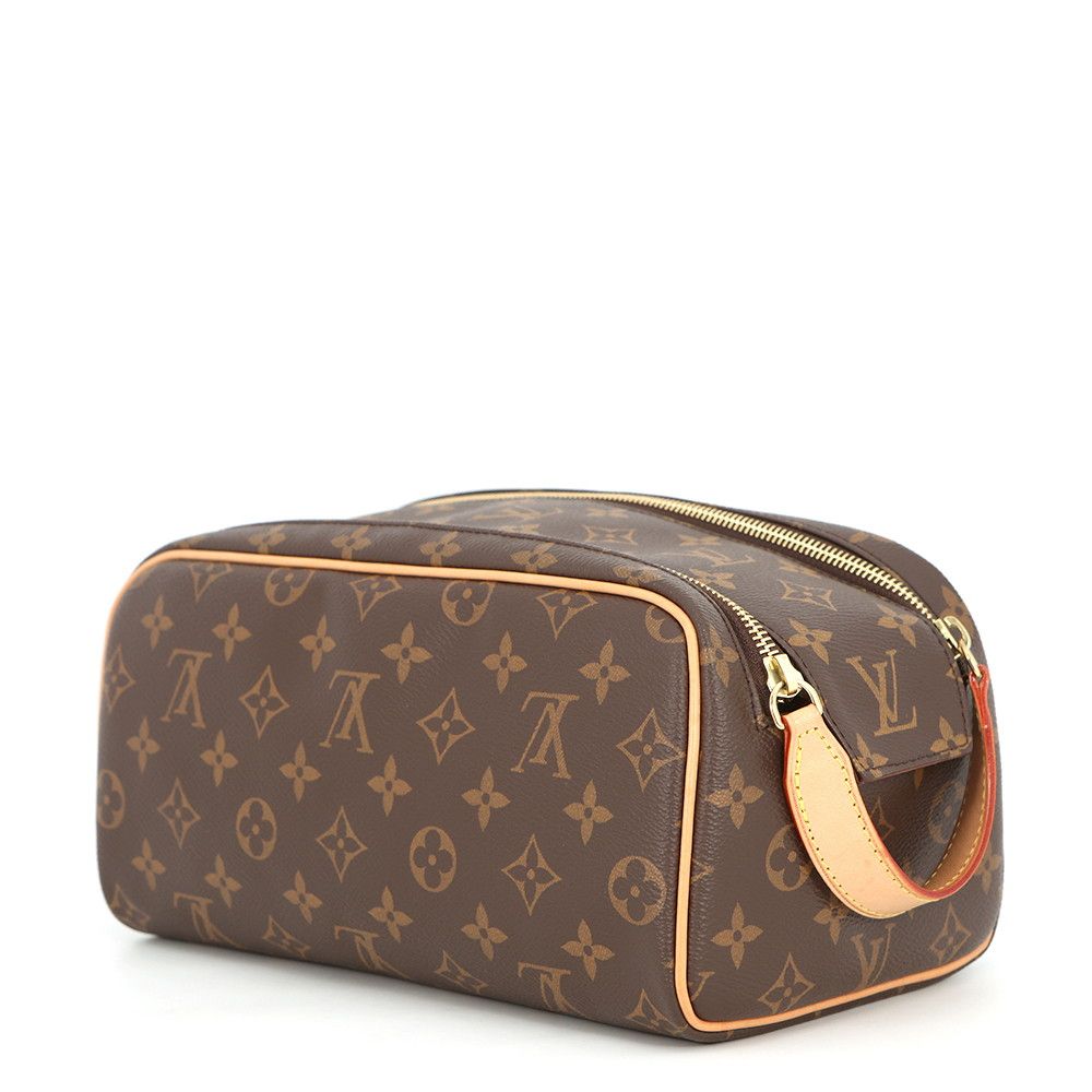 Louis Vuitton Clutch Monogram Dopp Kit Pouch Handbag Second — view 2