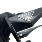 Prada Sunglasses Triangle Logo Polygon Eyewear — view 6