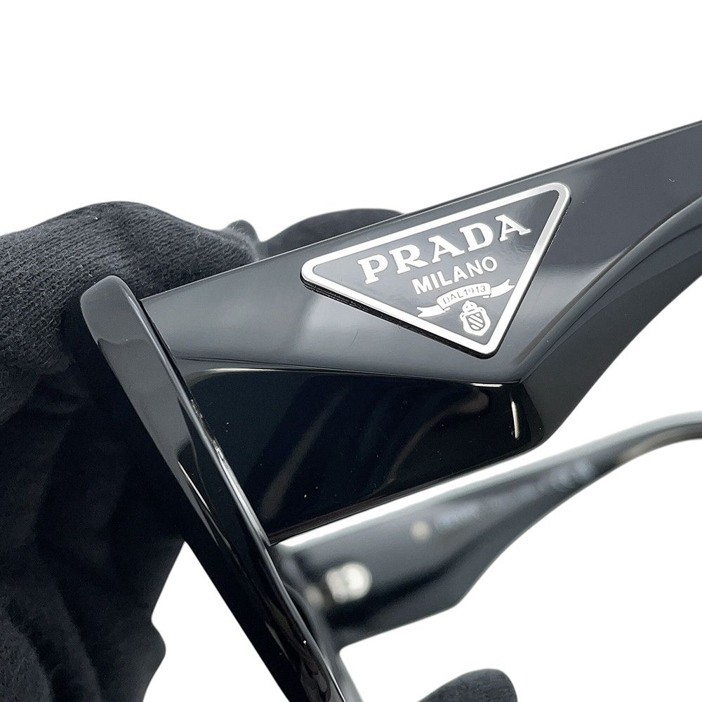 Prada Sunglasses Triangle Logo Polygon Eyewear — view 6