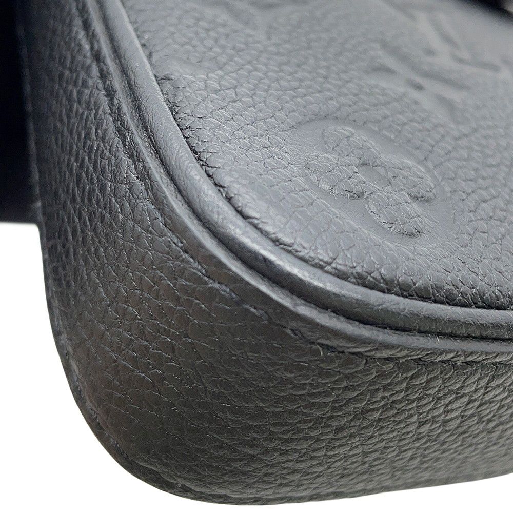 Louis Vuitton Shoulder Bag Monogram Empreinte Pouch Black — view 8