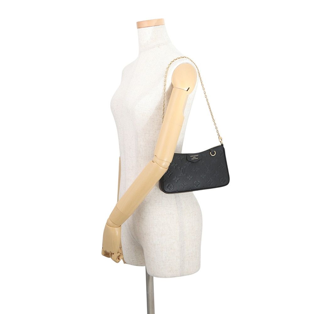 Louis Vuitton Shoulder Bag Monogram Empreinte Pouch Black — view 4
