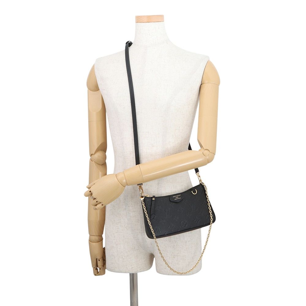 Louis Vuitton Shoulder Bag Monogram Empreinte Pouch Black — view 5