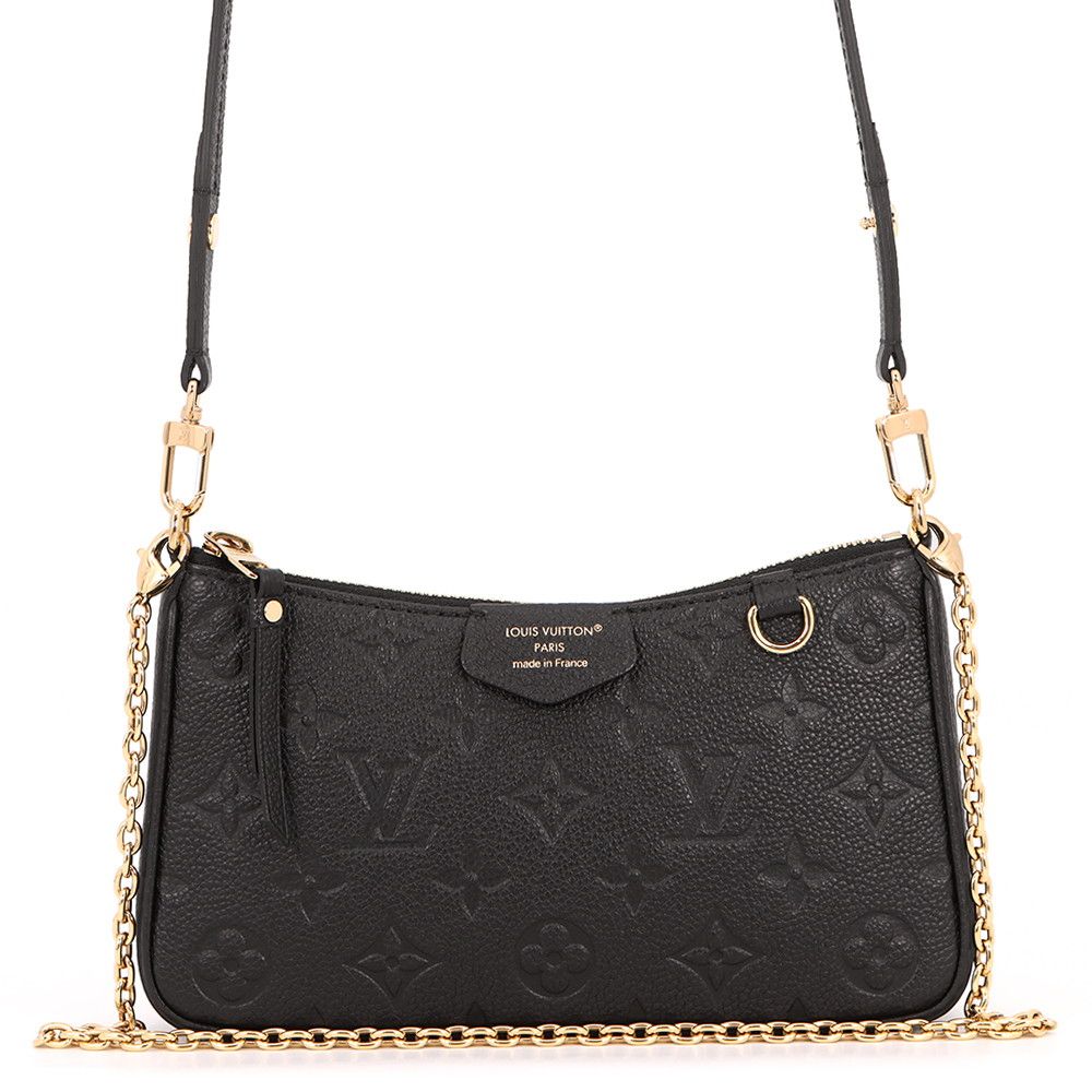 Louis Vuitton Shoulder Bag Monogram Empreinte Pouch Black