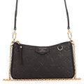 Louis Vuitton Shoulder Bag Monogram Empreinte Pouch Black