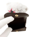 Louis Vuitton Bag Charm Monogram Faux Fur LV Kitten Earphones Case — view 5
