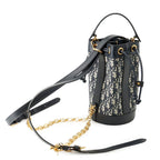 Dior Backpack Oblique Small Leather Canvas — view 2