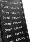 Celine Mini Vertical Cabas Logo Leather 2-Way Shoulder Bag Black White — view 7