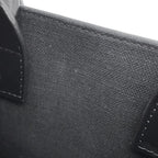 Celine Mini Vertical Cabas Logo Leather 2-Way Shoulder Bag Black White — view 8