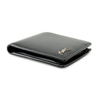 Saint Laurent Paris Bifold Wallet Compact Leather Black — view 2