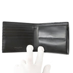 Saint Laurent Paris Bifold Wallet Compact Leather Black — view 4