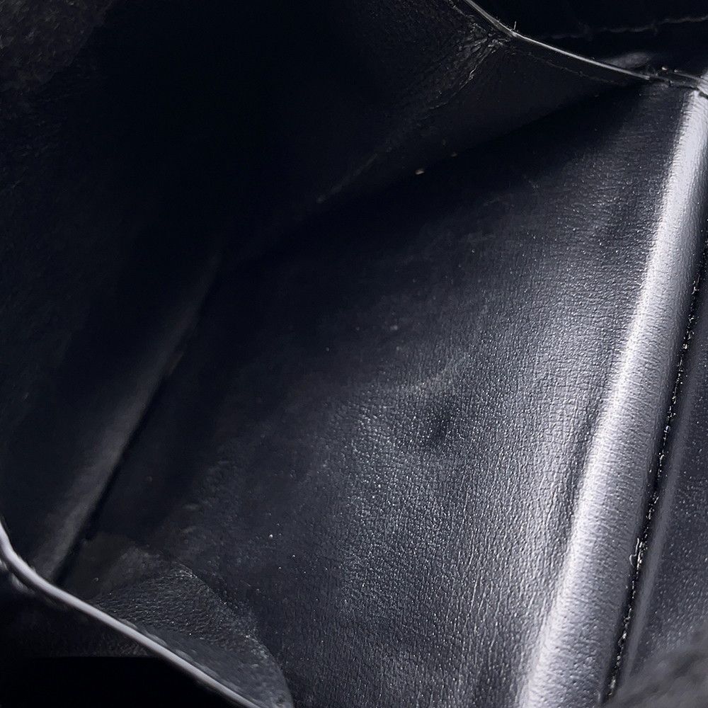 Saint Laurent Paris Bifold Wallet Compact Leather Black — view 9