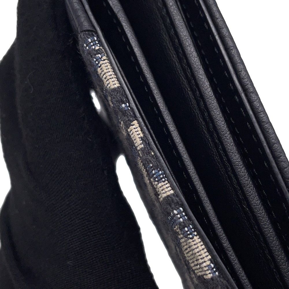 Dior Bifold Wallet Saddle Jacquard Black — view 7
