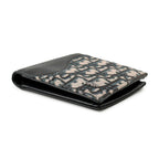 Dior Bifold Wallet Saddle Jacquard Black — view 2