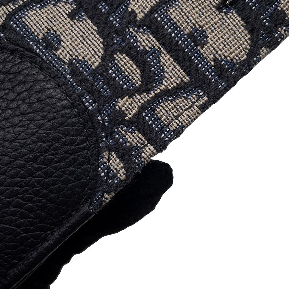 Dior Bifold Wallet Saddle Jacquard Black — view 8