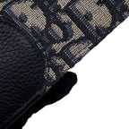Dior Bifold Wallet Saddle Jacquard Black — view 8