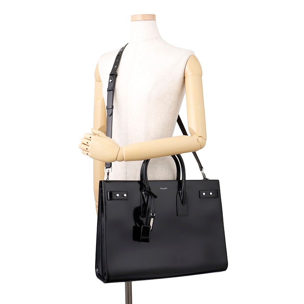 Saint Laurent Paris Business Bag Sac de Jour Large Patent Leather 2-Way — view 5