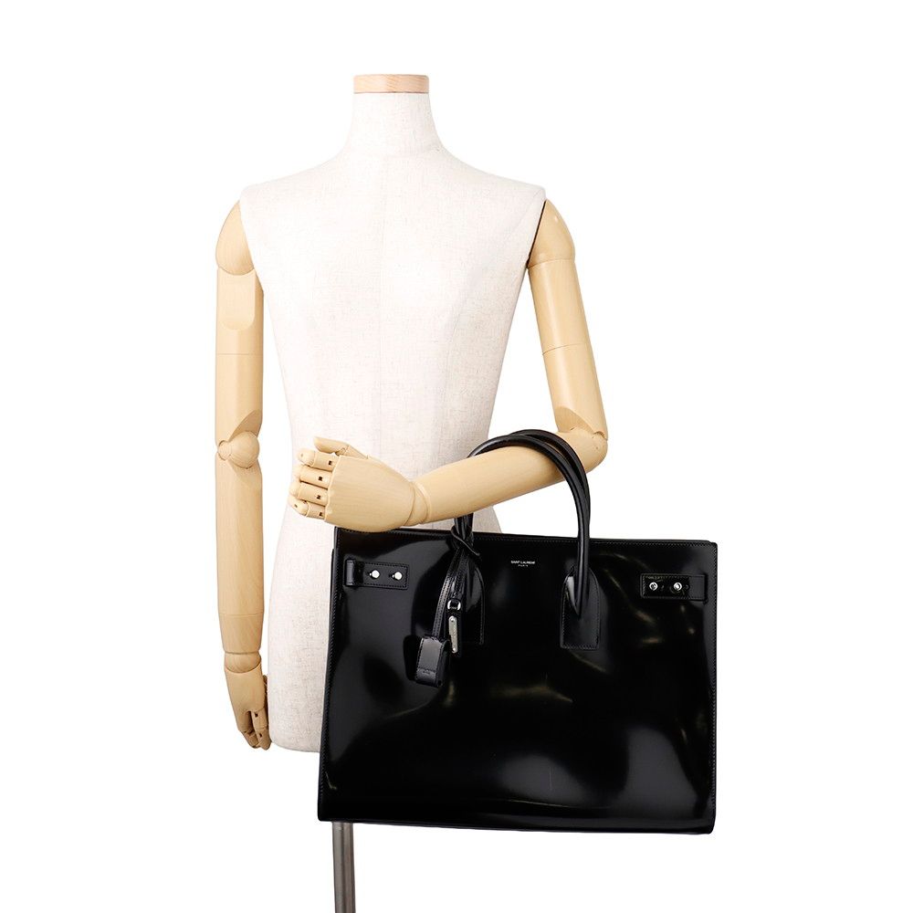 Saint Laurent Paris Business Bag Sac de Jour Large Patent Leather 2-Way — view 4