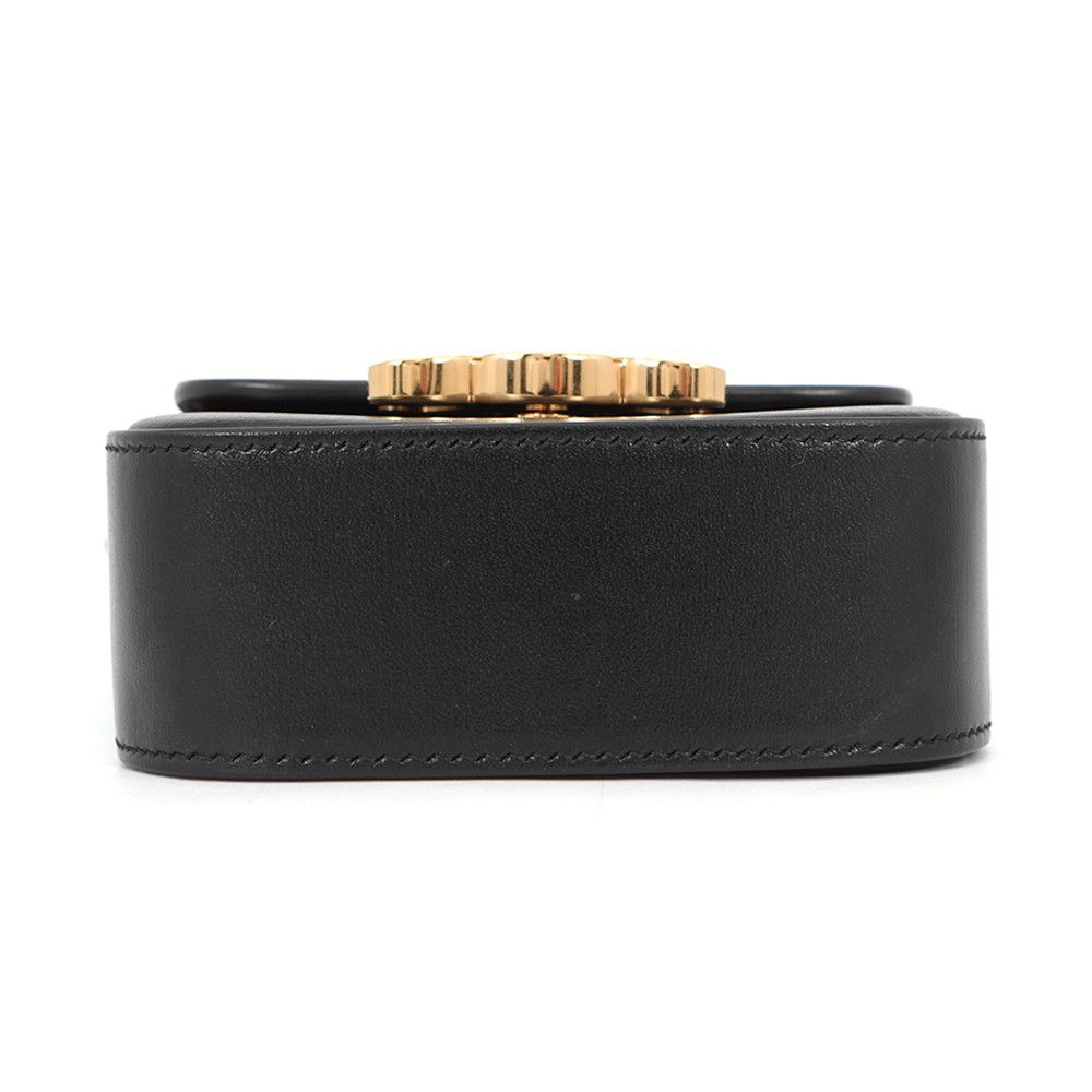 Celine Shoulder Bag Mini Claude Triomphe Black — view 3