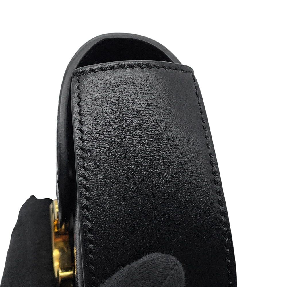 Celine Shoulder Bag Mini Claude Triomphe Black — view 8