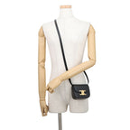 Celine Shoulder Bag Mini Claude Triomphe Black — view 4