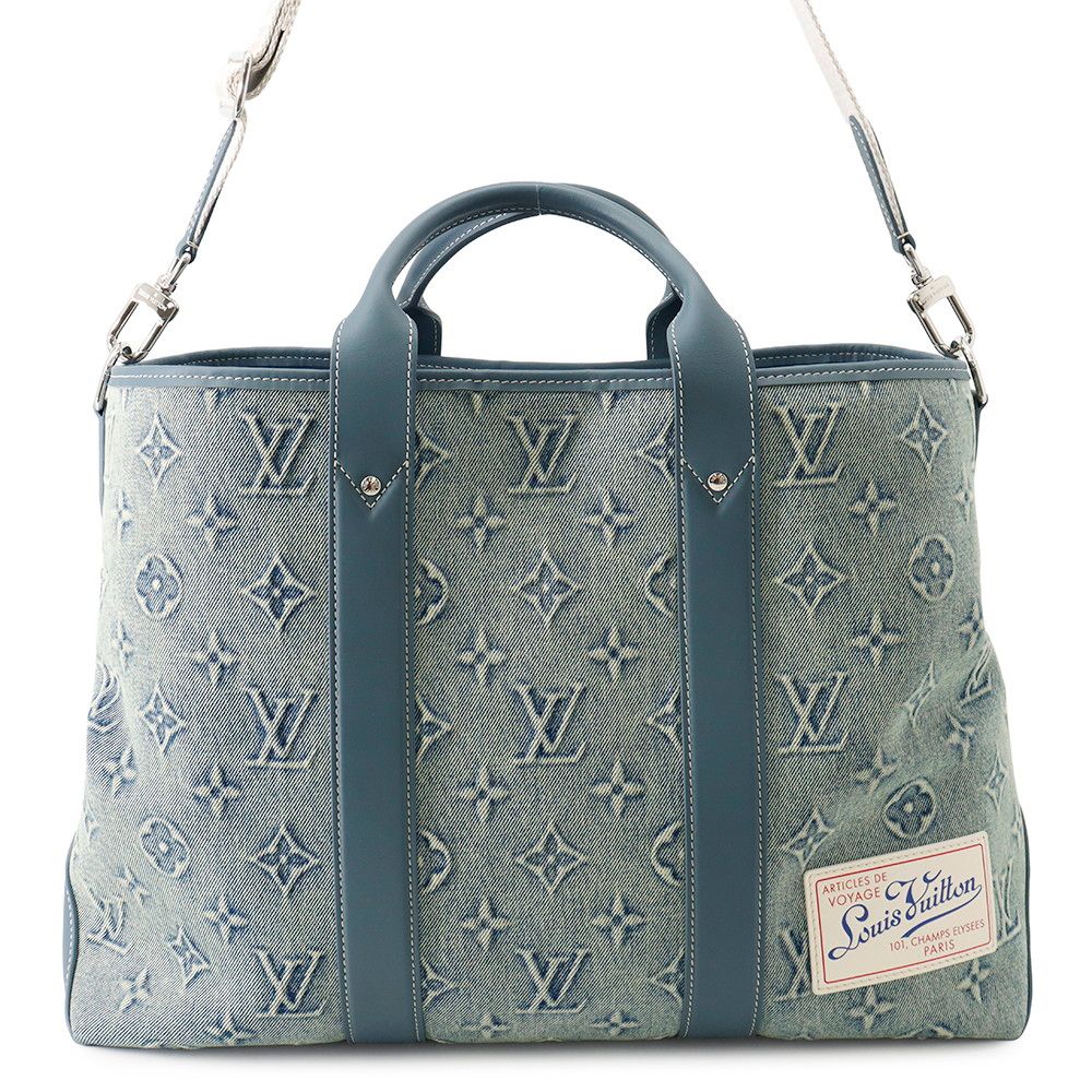 Louis Vuitton Tote Monogram Wash Denim Weekend NM