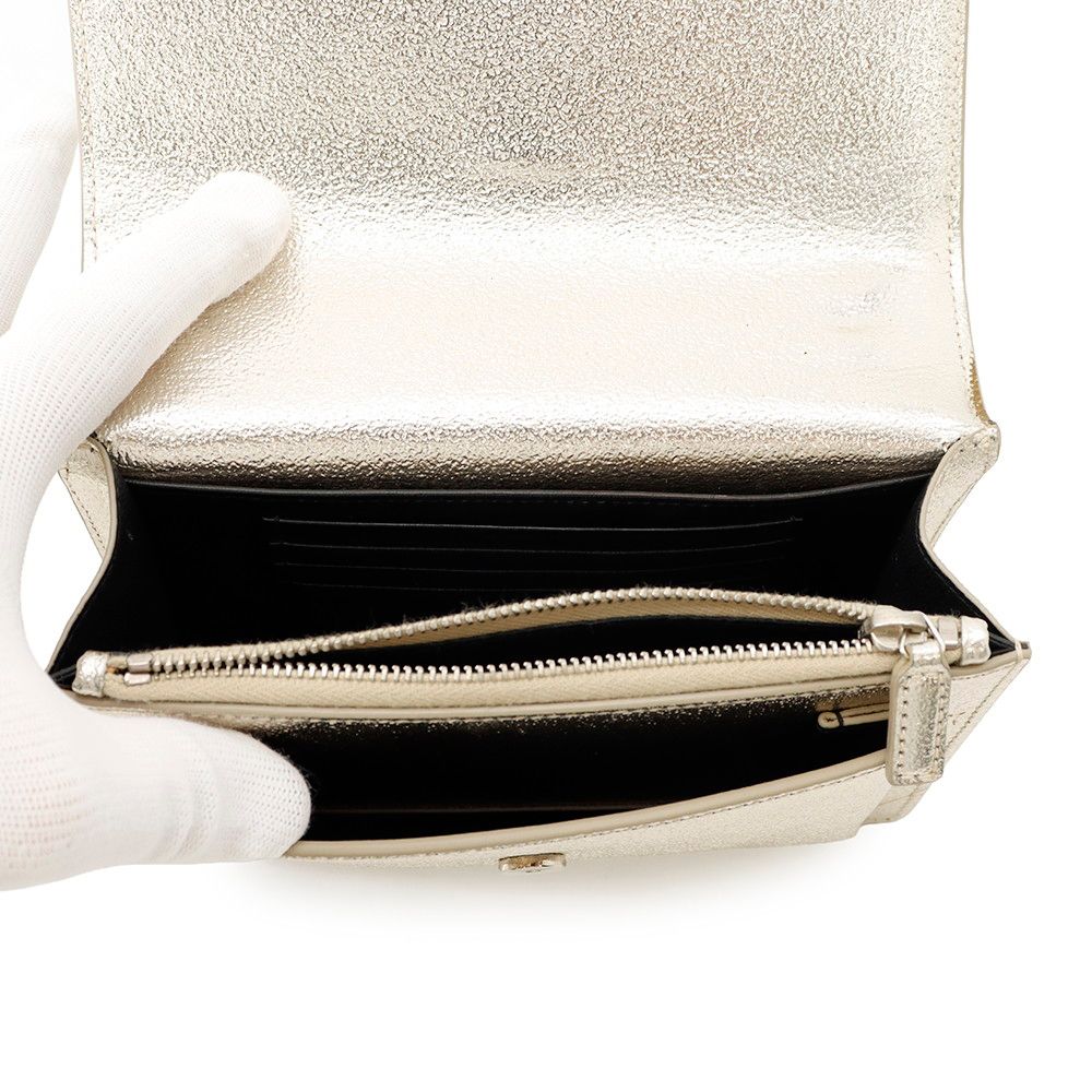 Saint Laurent Paris Chain Wallet Sunset YSL Shoulder — view 7
