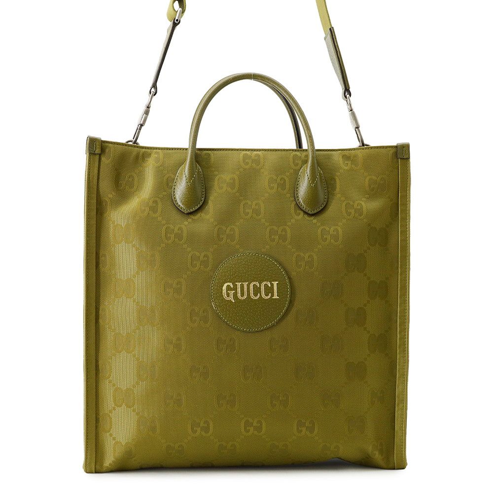 Gucci Tote Off the Grid Nylon Leather 2-Way