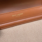 Saint Laurent Paris Shoulder Bag Solferino Small Satchel Leather Campus — view 8